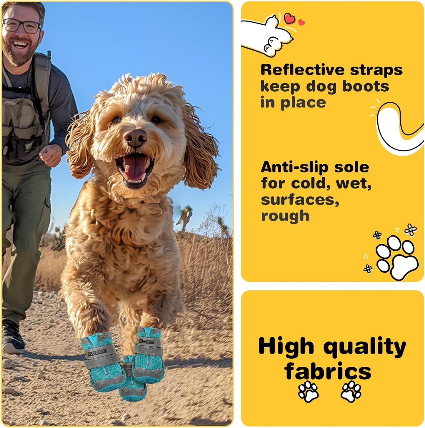Spark Paws Dog Raincoat – Waterproof & Windproof Full-Body Dog Rain Jacket with Reflective Safety Strips, Breathable Protective Dry Suit for Small, Medium, Large & Extra Large Dogs (Mustard Yellow, 2XL)