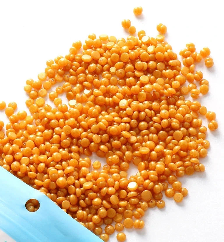 1KG Honey Hard Wax Beans Hot Wax Pellets for Brazilian Hair Removal