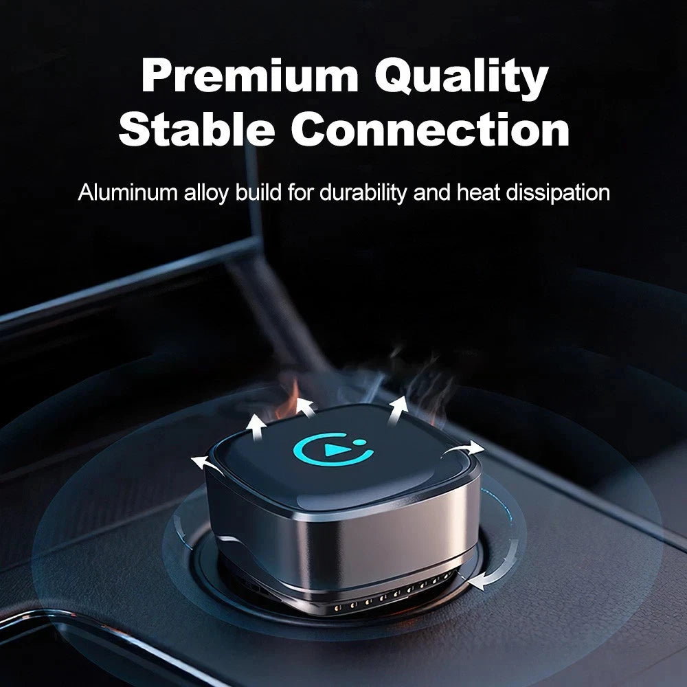 2 in 1 Carplay Wireless Adapter for iPhone Android USB Car Dongle Plug & Play