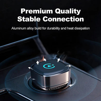 2 in 1 Carplay Wireless Adapter for iPhone Android USB Car Dongle Plug & Play