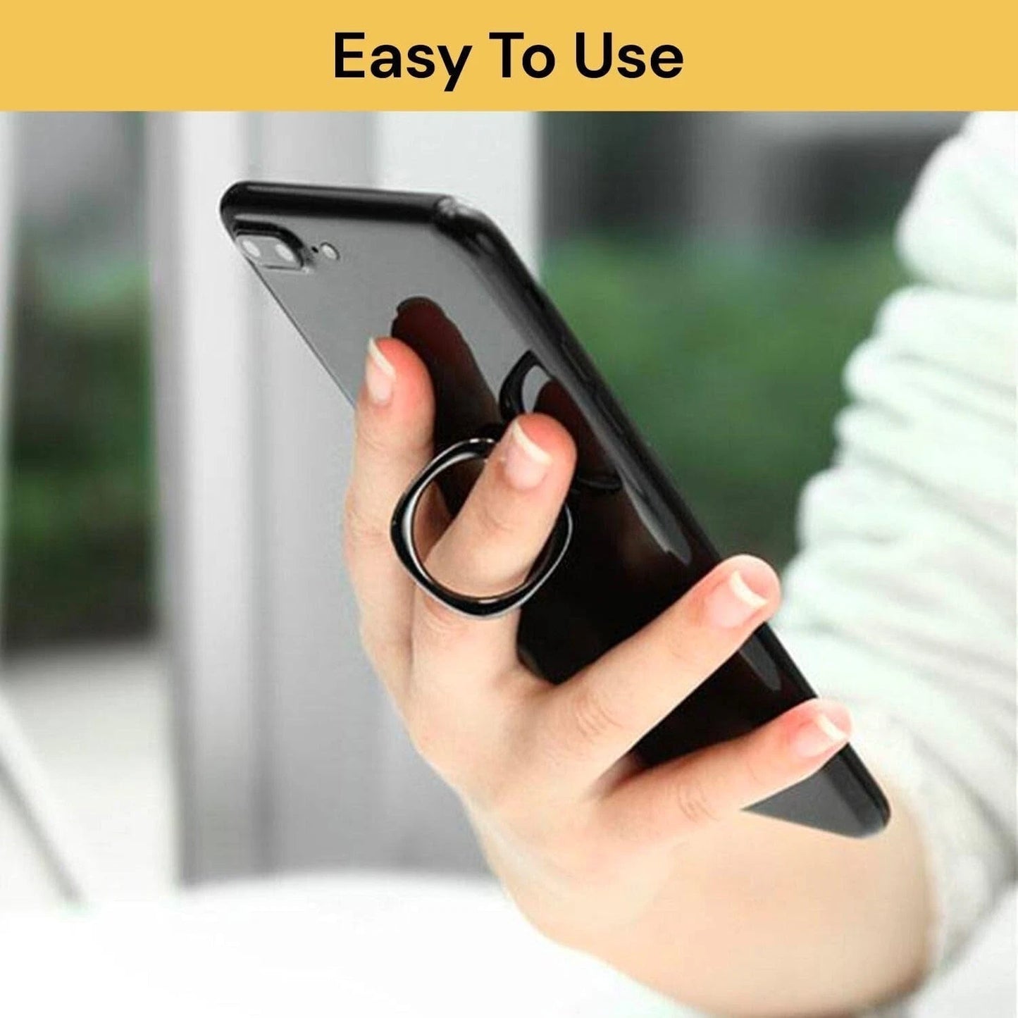 Phone Ring Holder Finger Grip 360° Rotate Stand Mount for Mobile Phones