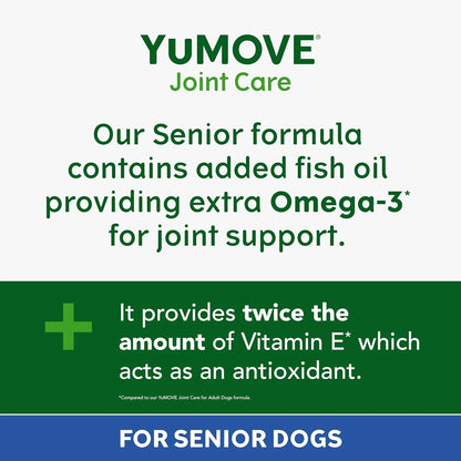 Yu-MOVE Senior Dog Joint Supplement Joint Aid for Senior Dogs Aged 8+ 240 Tablet