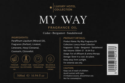 My Way 500ml Diffuser Oil Inspired By 1 Hotel Miami , Hotel Collection Aroma360