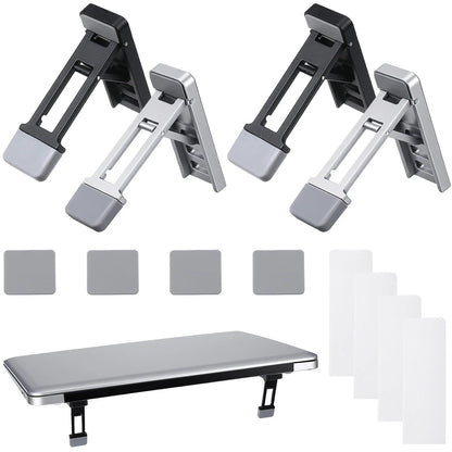 4 Pcs Portable Laptop Stand for Desk Foldable Keyboard Riser Stand Ergonomic